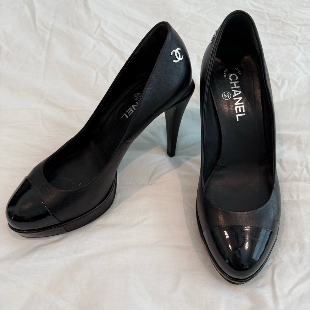 Chanel Black High Heels